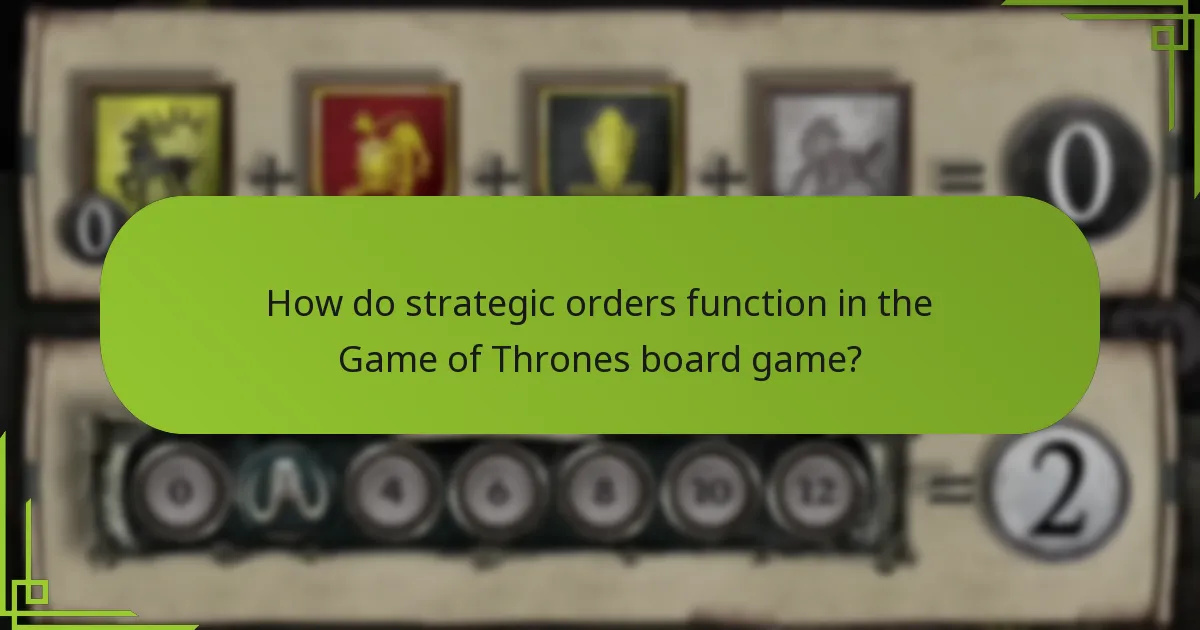 What are movement orders and how are they used?