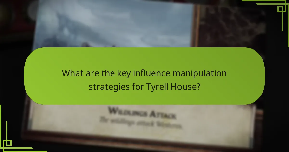 What late game strategies should Tyrell players consider?