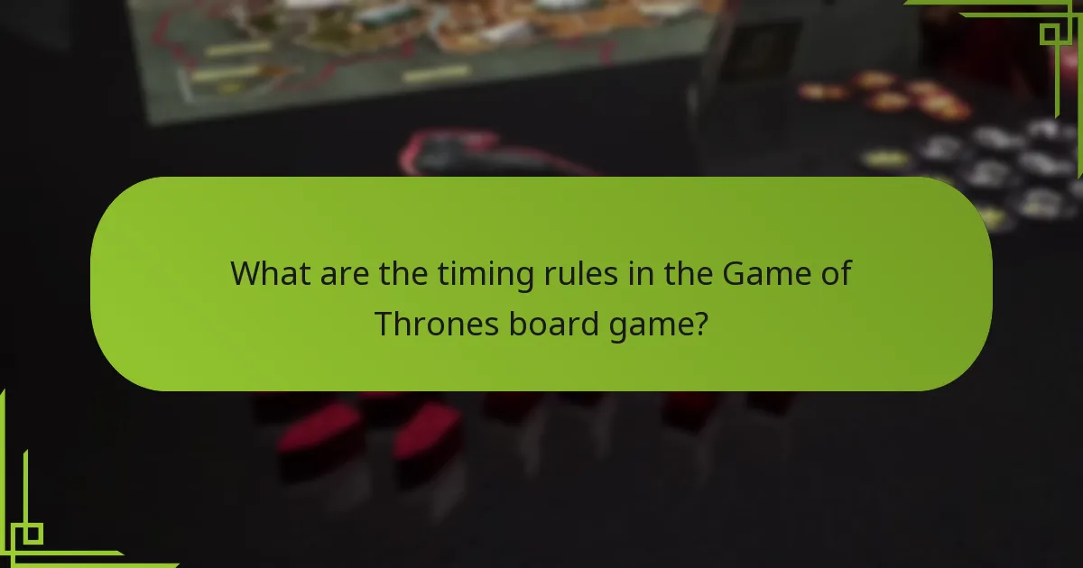 Which common timing conflicts arise during gameplay?