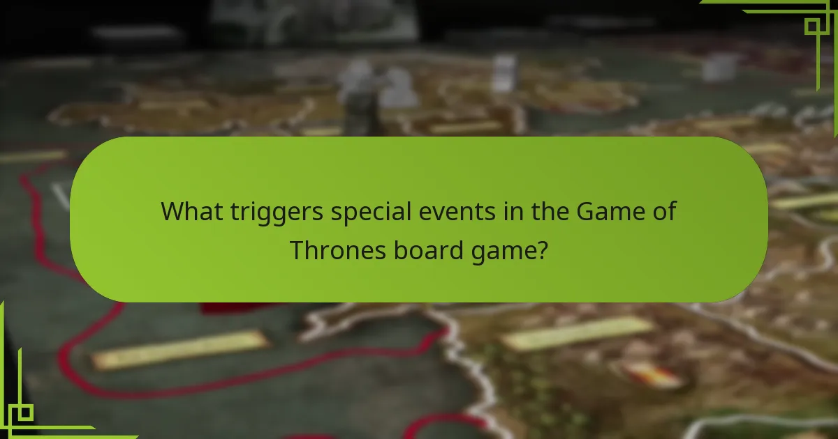 How can players strategize around special events?